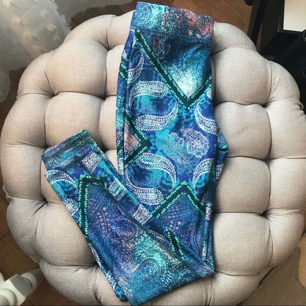 Mossimo Supply Co. Paisley Print Activewear Leggings